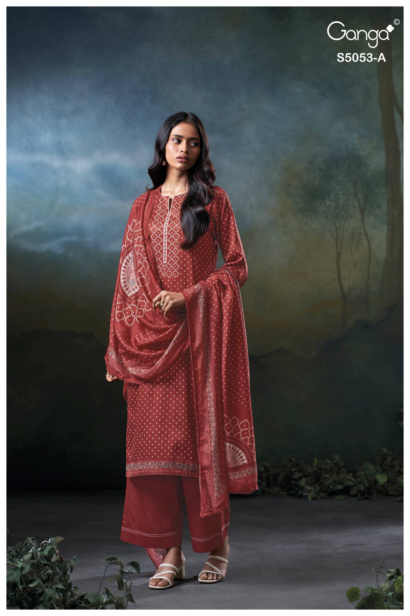 DIANTHA 5053 Series By GANGA FASHION Stylish Beautiful Colourful Cotton Dresses At Wholesale Price